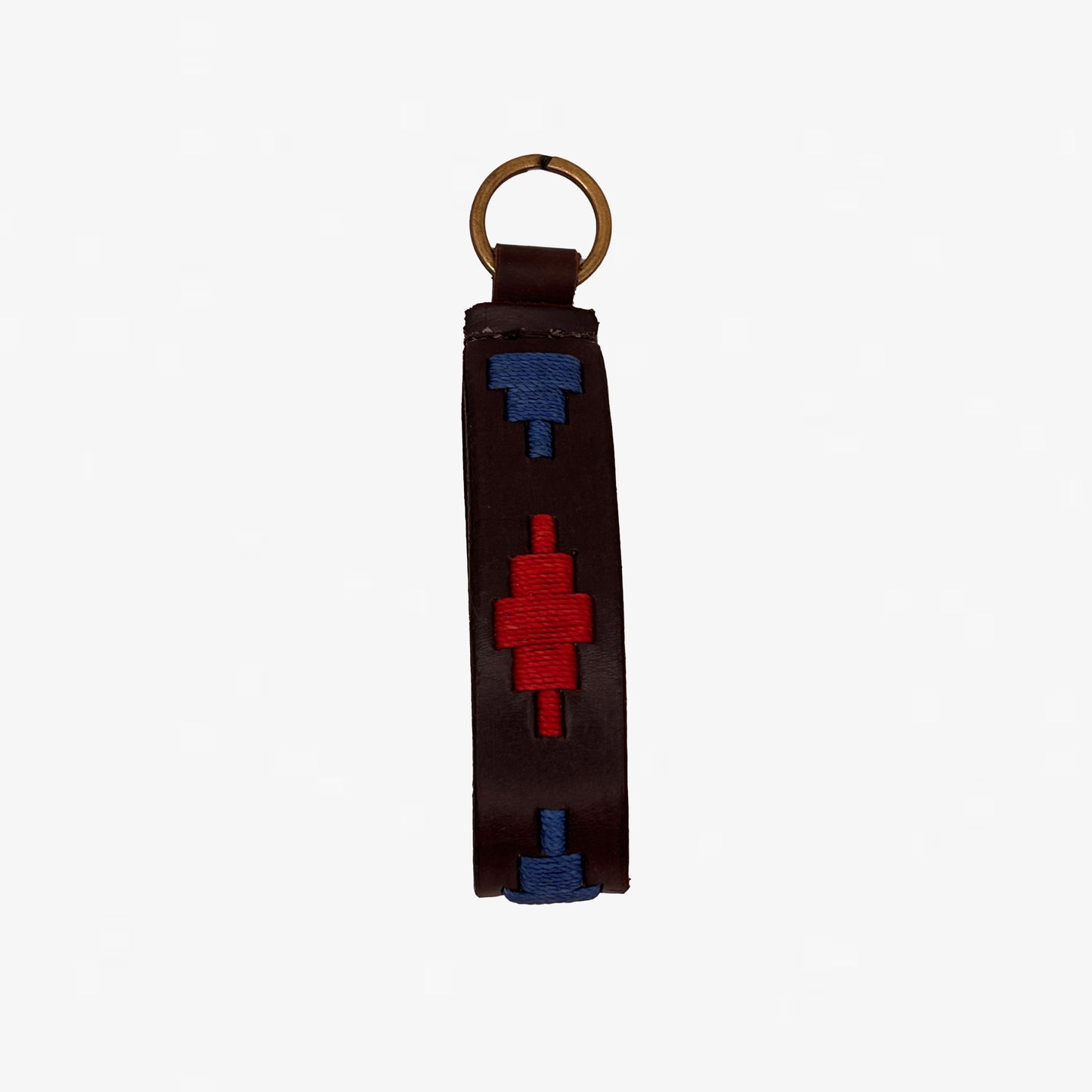 Argentinian Style Keyring - Blue & Red