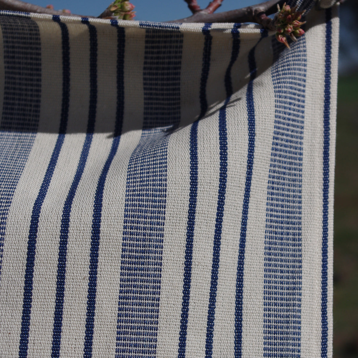 Tea Towel - Regency stripe (Multi-Blue & Ecru)