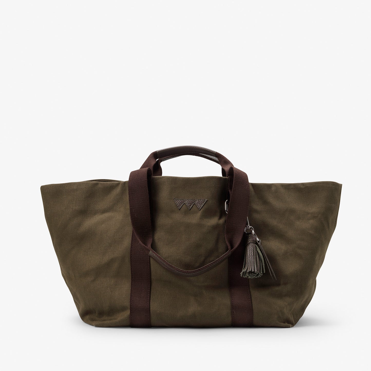 Hay Bag Medium Waxed Cotton Canvas - Forest Green
