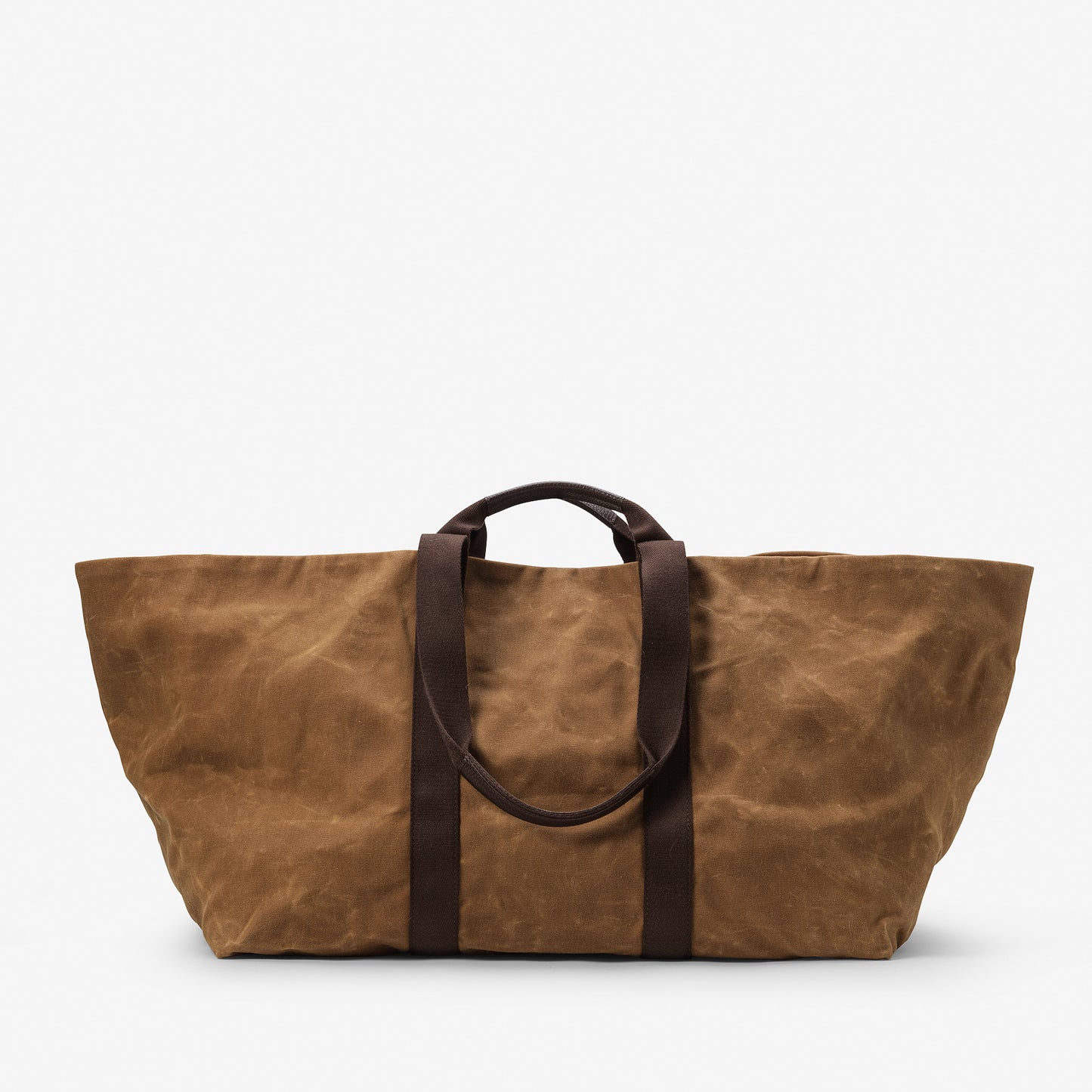 Hay Bag Large Waxed Cotton Canvas - Fox