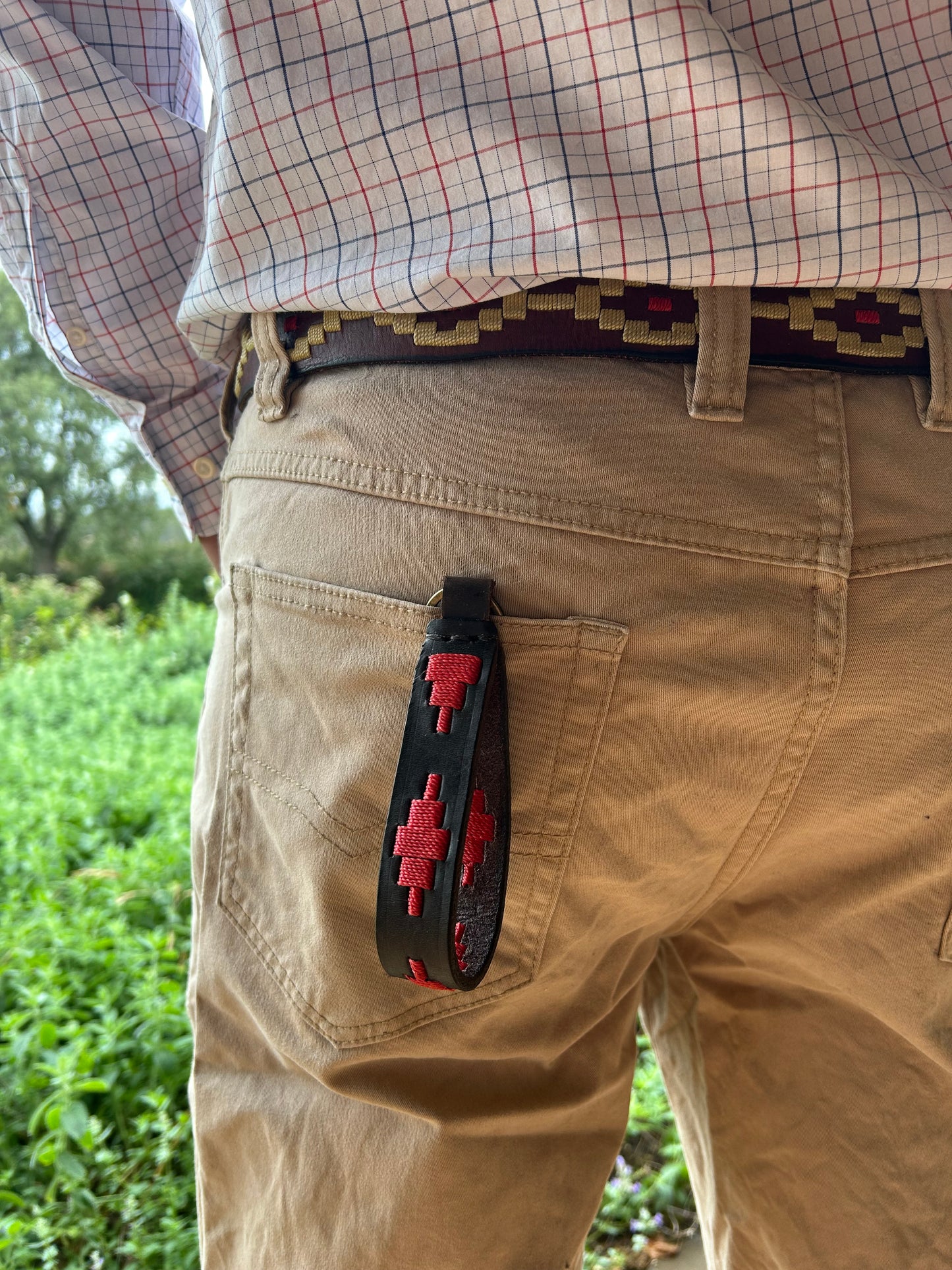 Argentinian Style Keyring - Red