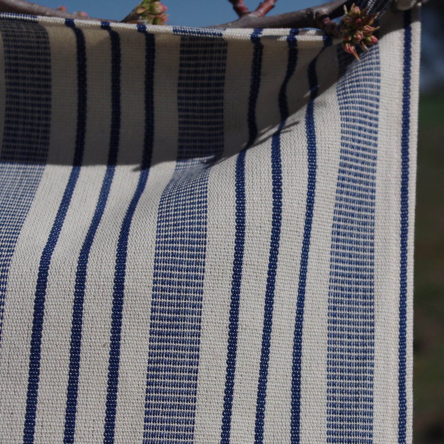 Tea Towel - Regency stripe (Multi-Blue & Ecru)